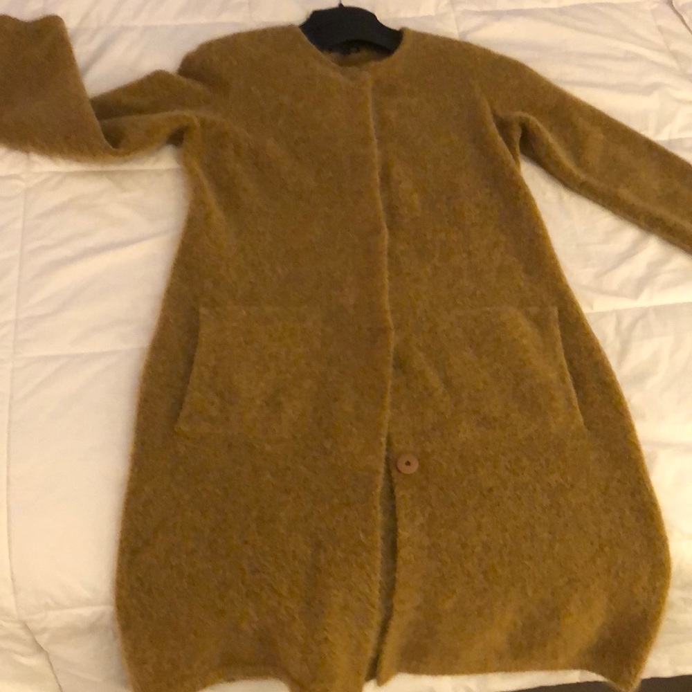 Eileen fisher sweater coat size small